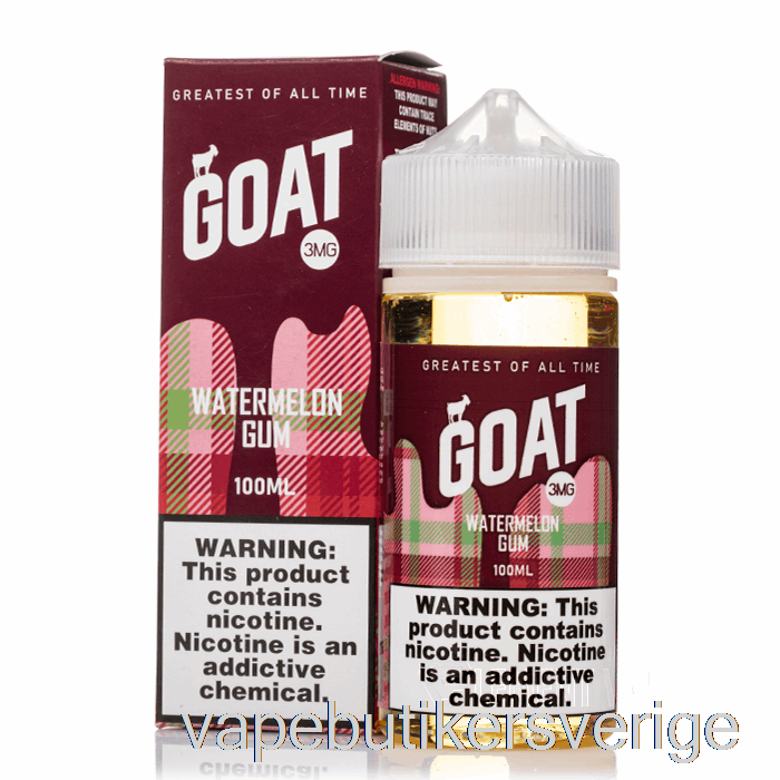Vape Sverige Vattenmelon Tuggummi - Get E-vätska - 100ml 0mg